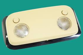 4r33-63519cob-a Ford 2005-2009 Mustang Coupe Dome Light Overhead Top Switch Beige Oem