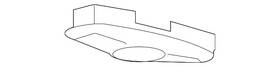 Bb5z-13776-aq Ford Genuine Rear Lamp Assembly