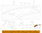 Ds7z13776bb Ford Fusion Interior-roof-dome Lamp Oem 13-14