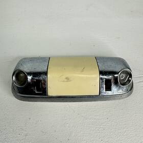 F0tb-13776-aa Ford 1980-1996 F150 F250 F350 Bronco Interior Overhead Dome Light Chrome Oem