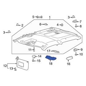 Fl3z13776cb Ford Oe For F-150 2015-2020 Reading Light