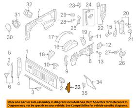 Fl3z-13a756-a Ford Oem 15-16 F-150 Rear Fender Panel-bed-cargo Lamp Fl3z13a756a