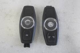 262.fd8g15 Ford Truck 2013 2014 2015 Explorer Rear Overhead Dome Light Roof Lamps Bw Charcoal