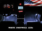 Ford White 12 Light 5 Footwell Kit Car Dash Led Truck 2 Smd Under