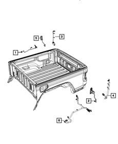 68341672aa Genuine Mopar Lift-gate Lamp
