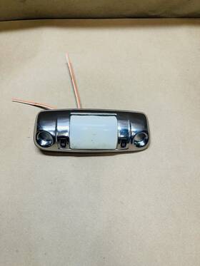 1695364 Gm Gbody Regal Cutlass Monte Deluxe Dual Dome Light Chrome Bezel Oem Genuine