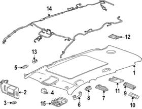 26506161 Gm Genuine Dome Lamp