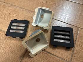 52148l-52149r Gm 1984-96 C4 Corvette Coupe Interior Courtesy Light Bezels And Housings
