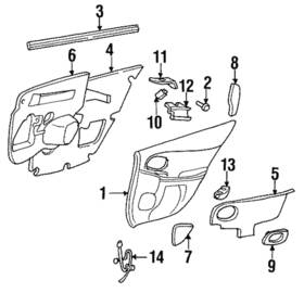 88890160 Gm Genuine Courtesy Lamp