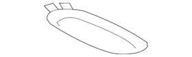 Gm 88935736 Genuine Cargo Center Courtesy Lamp Lens