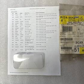 89046799 Gm 2004-2010 Chevrolet - Pontiac And Gmc Dome Lamp Lens