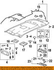 25838967 Gm Interior-roof-lamp Oem Bezel