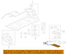 25838968 Gm Oem Bezel Interior-roof-lamp