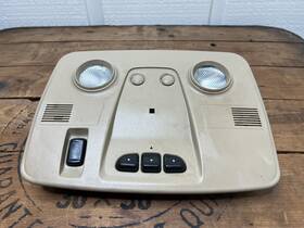 20863061 Gmc 2007-2012 Acadia Roof Overhead Console Dome Map Light Sunroof Switch Tan Oem