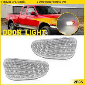 Fd9703 Greatautopartsauxi Led Interior Door Panel Lights Reflector Courtesy For Ford F150 F250 1997-2003