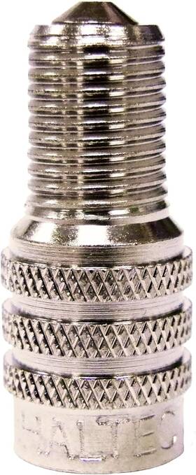 Ds-1-50 Haltec 843198104637 Double Seal Valve Cap Box Of 50 Chrome Multi-color