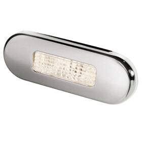 980869401 Hella Marine Surface Mount Oblong Led Courtesy Lamp - Warm White Ss Bezel