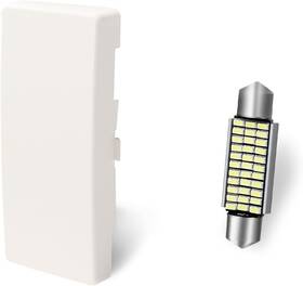 Fbamp24887 Hercoo Dome Light Lens Cover Interior Roof Map Housing With Led White