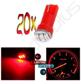 11379721 Hilamps 20pcs T5 17 37 73 Led Bulb Red Instrument Cluster Panel Lamp Dashboard Light 11379721 Hilamps 20pcs T5 17 37 73 Led Bulb Red Instrument Cluster Panel Lamp Dashboard Light