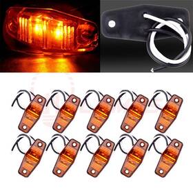 11380477 Hilamps 10x 2.5ftft Amber Led Light Clearance Side Fender Marker Trailer Truck Lorry 11380477 Hilamps 10x 2.5ftft Amber Led Light Clearance Side Fender Marker Trailer Truck Lorry
