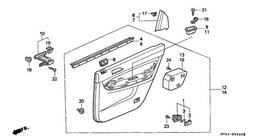 34255-sv1-a02zb Honda Genuine Light Assembly Courtesy Nh178l Donnelly Excel Charcoal 34255