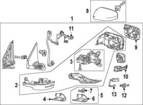 34261-t90-a01 Honda Genuine Courtesy Light