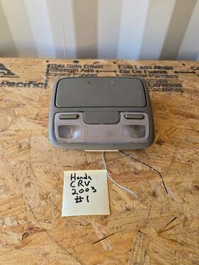 83250s84a01zf Honda 2003 Cr-v Overhead Console Dome Map Light Sunglasses Holder Gray Oem