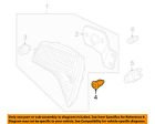 90321s06000 Honda Lamps-rear Nut Lamps-trunk Tail Lamp Oem Assembly
