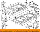 83250tk8a11zb Honda Light-map 11-13 Oem Assembly Odyssey-map Lamp
