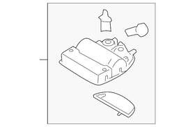 Hyundai 92800-0w600-sh Genuine Map Lamp Assembly