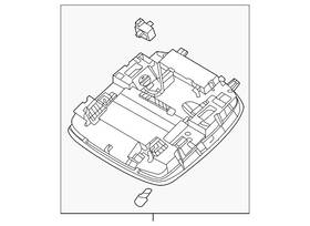92800-l0100-nvc Hyundai Genuine Map Lamp Assembly