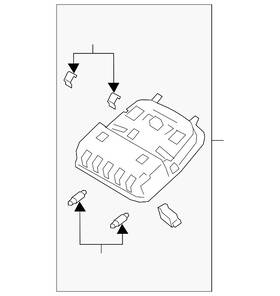 92800-s1000-uue Hyundai Genuine Reading Light