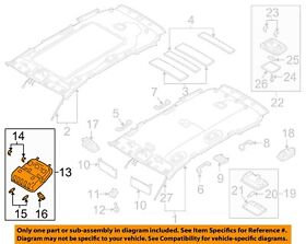 92810s1000yge Hyundai Oem 19-20 Santa Fe Roof Interior Trim-overhead Lamp 92810s1000yge Hyundai Oem 19-20 Santa Fe Roof Interior Trim-overhead Lamp