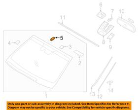 97257s1000 Hyundai Oem 19-20 Santa Fe Windshield Glass-sensor