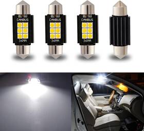 Ibrightstar-36mm-3030-6w Ibrightstar 9-30v Extremely Bright 6411 6418 C5w Festoon 36mm Xenon White