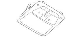 26430-6hl0a Infiniti Genuine Map Lamp Assembly