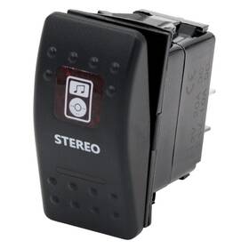 Install Bay 086429363810 Stereo On/off Led Switch