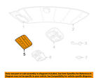 F5az5451536a Interior-roof-dome Bracket Assembly Ford Lamp Oem