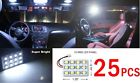 2886x Interior T10 Led Smd Map Xenon 12 Dome Universal 25x Light White Festoon Panel
