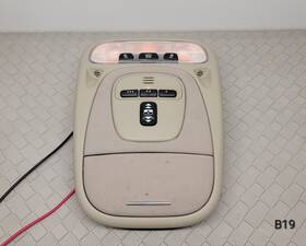 2r8319a335 Jaguar 04-07 Xjr Xj8 S-type Overhead Dome Light Switch Homelink Tan Cloth Oem