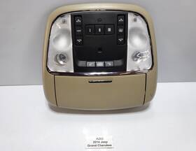 1vs381l1ab Jeep 14-22 Oem Grand Cherokee Overhead Console Dome Light Sunroof Switch Beige