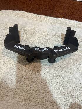 5363413 Jeep Cj 2 Bolt Caliper Plate Left Drive Side 82-86