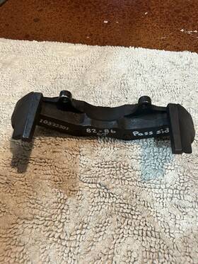 5363414 Jeep Cj 2 Bolt Caliper Plate Right Pass Side 82-86