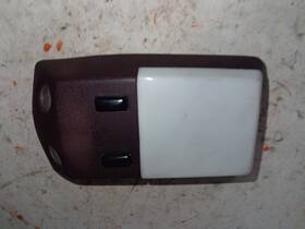 56004365 Jeep 1984-1996 Cherokee Xj Cordovan Red 2 Button Dome Light Map Oem Used