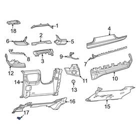 68379052ab Jeep Oe For Grand Cherokee L 2022 Center Upper Courtesy Light