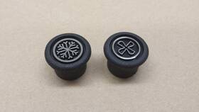 P026 Jeep Fits Cj7/yj Wrangler Classic Air Conditioning A/c Dash Knobs Chrome Finish P026 Jeep Fits Cj7/yj Wrangler Classic Air Conditioning A/c Dash Knobs Chrome Finish