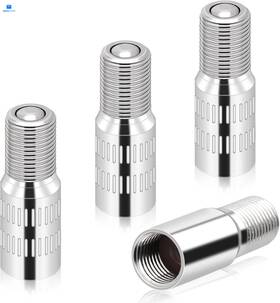 E60guukv Kalione 564351 1 4 Pcs Valve Caps Stem Extension 27mm Tire Extenders Brass Silver