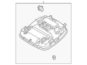 92810-l2340wk Kia Genuine Map Lamp Assembly