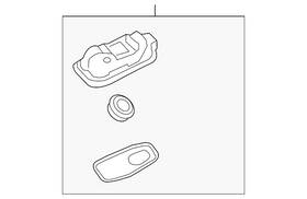92880-3v000bga Kia Genuine Reading Lmp Assembly