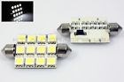 Ktautoracing02145 Ktautoracing Smd White Led Festoon Dome Light Bulbs